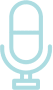 Blue microphone symbol illustration